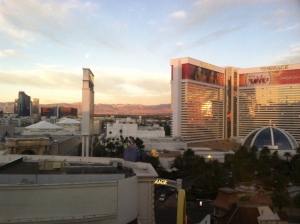 View from our window in Vegas!!